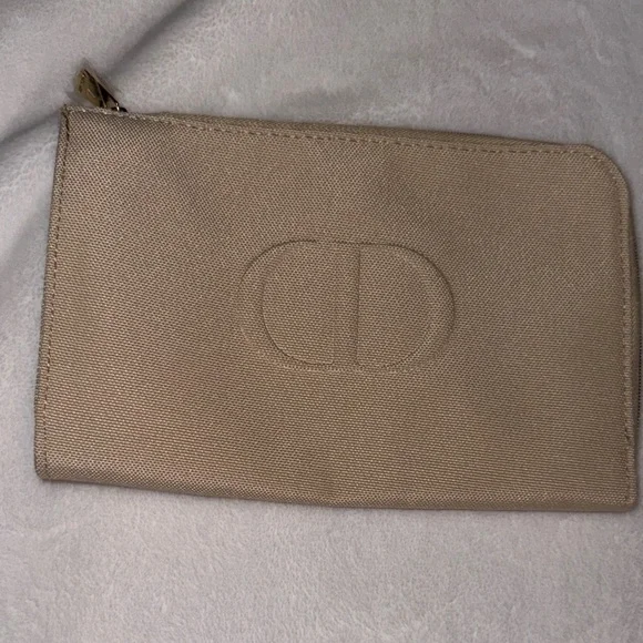Dior Beige Cosmetic Pouch - Picture 1 of 8